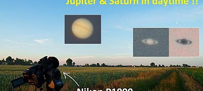 Fantasztikus videó: Így néz ki a Jupiter és Szaturnusz a nappali fényben