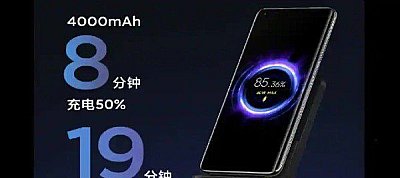 Szupergyors, 80 wattos vezeték nélküli töltőt mutatott be a Xiaomi
