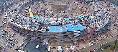 Kezd végre alakot ölteni az Apple új, UFO-szerű főhadiszállása