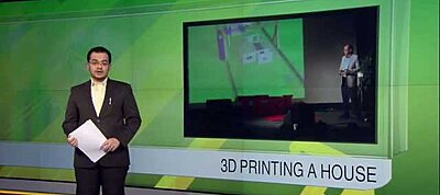 Egy nap alatt felépít egy házat az órási, betonnal nyomtató 3D printer