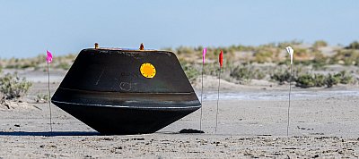 Baj van a NASA által egy idegen aszteroidáról visszahozott mintával