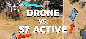 Mi történik egy Galaxy S7-tel ha 120 méter magasból ledobjuk? Ez.