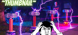 Dél-koreai művész számát dolgozta fel a Tesla-tekercsekből álló "zenekar"