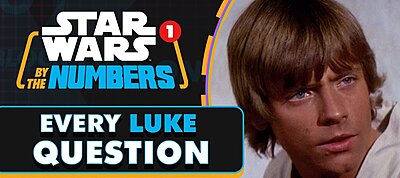 Nem fogod elhini mennyit kérdezett Luke Skywalker a Star Wars filmekben