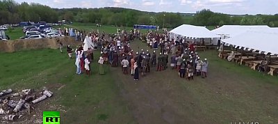 Középkori dárdával szedték le a csúcstechnológiás drónt a levegőből
