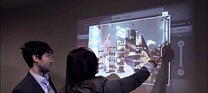 Bármilyen falfelület óriási érintőképernyővé változtatható a Kinect segítségével