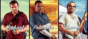 Grand Theft Auto V: Michael. Franklin. Trevor.