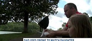 Drónnal kísérte iskolába lányát egy amerikai apa