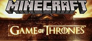 Trónok harca nyitószekvencia Minecraft-ben