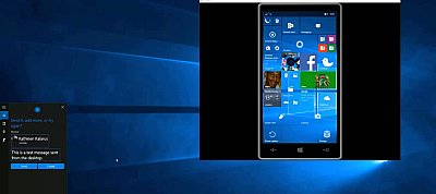 Már SMS-t is tudunk küldetni Cortana-val a legújabb Windows 10-ből