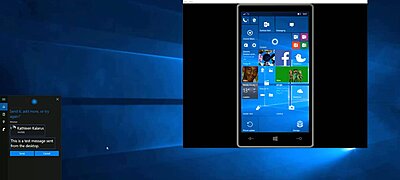 Már SMS-t is tudunk küldetni Cortana-val a legújabb Windows 10-ből
