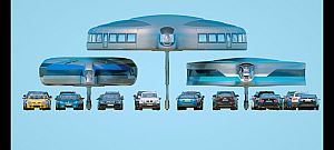 Őrült járműtervvel oldaná meg egy cég a közlekedési dugók problémáját