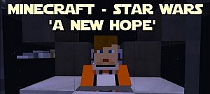 Elkészült a Csillagok háborúja film a Minecraft világában újraforgatott változata