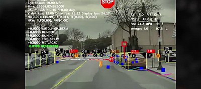 Videó mutatja meg a Tesla autók Autopilotjának Terminator-látását