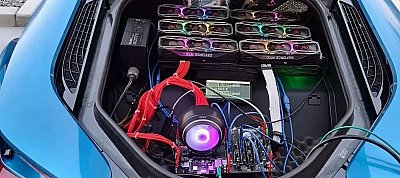 Csináltak egy elektromos BMW-t, amiben egy komplett Bitcoin bánya is van