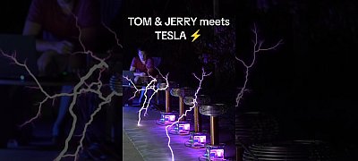 Videó: Így hangzik a Tom és Jerry jól ismert zenéje Tesla-tekercseken megszólaltatva