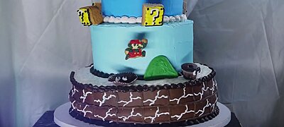 Nem piskóta: Tortával forgatták újra az egész Super Mario pályát