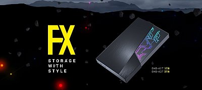 RGB-színjátszós külső merevlemezt dob piaca az ASUS