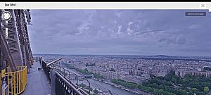 Már az Eiffel-torony is bejárható a Google Street View-n