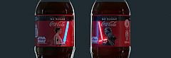 Sötétben is világító, fénykardos üdítőitalokat ad ki a Coca-Cola