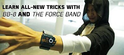 Jedi módra irányítható a BB-8 droid ezzel a karpánttal