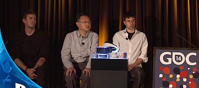 Videón a Sony virtuális valóság-szemüvegének bemutatója