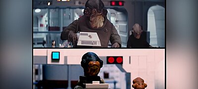 Magyar animátor forgatta újra LEGO-val a Star Wars filmek több jelenetét is