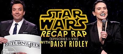 Így rappeli el Rey az összes eddig a mozikba került Star Wars film tartalmát