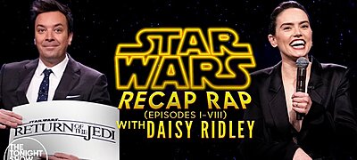 Így rappeli el Rey az összes eddig a mozikba került Star Wars film tartalmát