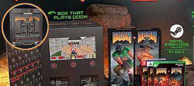 Rendelhető a Doom kiadás, aminek a doboza is futtatja a Doom-ot