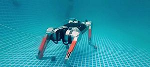 Videón a robotkutya, ami a víz felszíne alatt, a tenger fenekén is tud szaladni