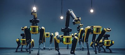 Újabb táncos videóval jelentkeztek a Boston Dynamics Spot robotkutyái