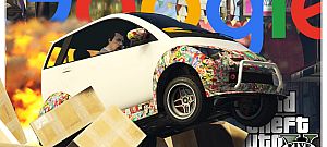 Vicces reklámot csináltak a Google önvezető autójának a GTA V-ben