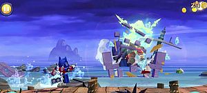 Gameplay videón az Angry Birds Transformers