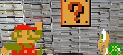 A Super Mario zenéjét is feldolgozta a Floppotron
