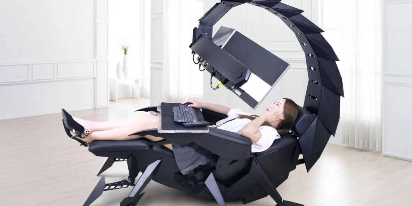 Nem csak skorpiót mintáz, de annak módjára is mozog ez a gamer-szék