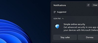 Újabb helyen kezdett el reklámokat megjeleníteni a Windows 11-ben a Microsoft