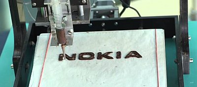 Csokival működő 3D-s nyomtatót tervezett a Nokia