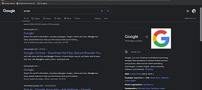 Lebukott: Jön a dark mód a Google keresőjének asztali változatába is