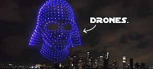 Itt a fantasztikus show, ami drónokkal meséli el a Star Wars-t