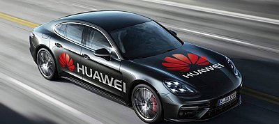Önvezető Porschét irányít a Huawei okostelefonja