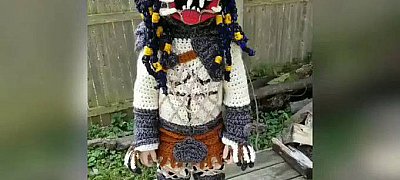 A Predator-t mintázza az idei év legmenőbb halloweeni jelmeze