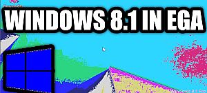 Videó: Így néz ki a Windows 8.1 egy ősrégi EGA videókártyával futtatva