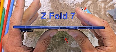 Videón, ahogy válogatott kínzásoknak vetik alá a Samsung Galaxy Z Fold 7-et