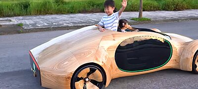 Videón, ahogy valaki a valóságban is megépíti az Apple Car-t