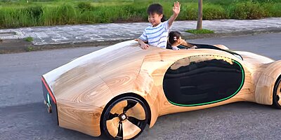 Videón, ahogy valaki a valóságban is megépíti az Apple Car-t