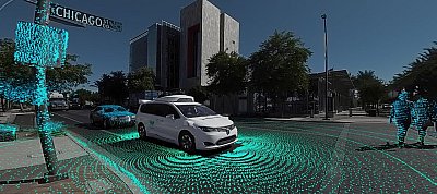 360 fokos videó: Így látja a világot egy önvezető autó