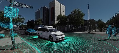 360 fokos videó: Így látja a világot egy önvezető autó
