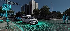 360 fokos videó: Így látja a világot egy önvezető autó