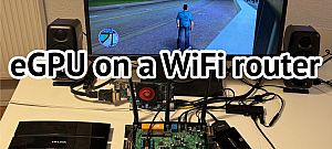 Videón, ahogy egy Wi-Fi routeren futtatják a GTA: Vice City-t